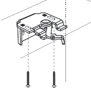 Soporte del estor  pared o techo