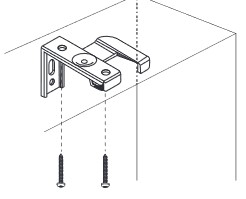 Soporte del estor  pared o techo